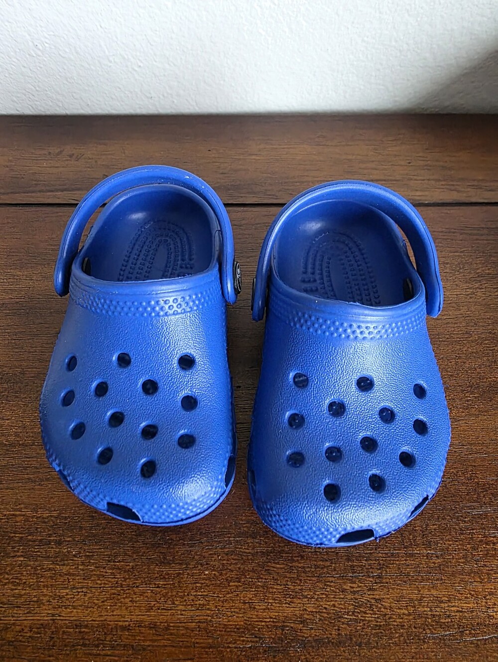 CROCS Littles Blue Baby Slip On Water Outdoor Shoes Size 2 3 New Never Worn